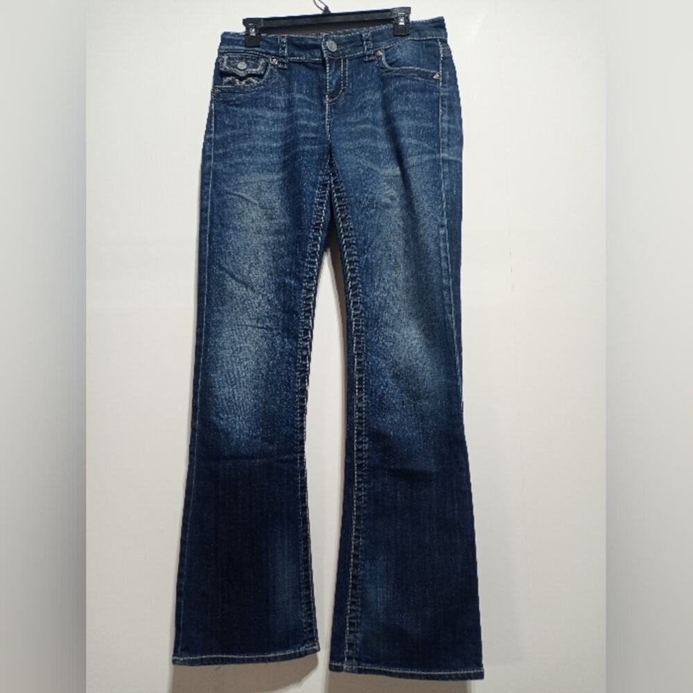 Kut From the Kloth So Low Rise Boot Cut Jeans Woman's Size 4 Dark Wash